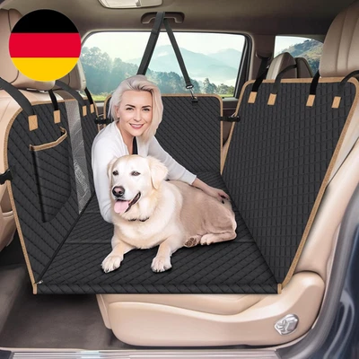 LEKESPRING Hundedecke Auto Rückbank, Auto Hundedecke Rücksitz Mit Stabiler Hartholzbrett Un