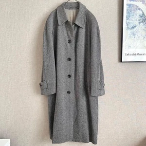 Abrigo HENRY POOLE 100 % Cachemira Balmacaan Hecho en Escocia Para Hombre Aprox. US 36-38 - Imagen 1 de 11