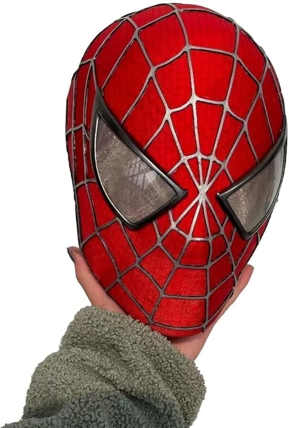 Spider Hero Cosplay Mask Superhero Costume with Removable Lenses for Teens & Men - Image 1 of 4