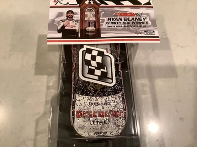 RYAN BLANEY AUTOGRAPHED 2024 FORD DISCOUNT TIRE MARTINSVILLE WIN DIECAST & CARD - Image 1 of 4