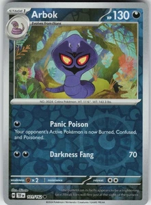 PO-01 Reverse Holo Arbok 101/162 Common SV05: Temporal Forces - Picture 1 of 1