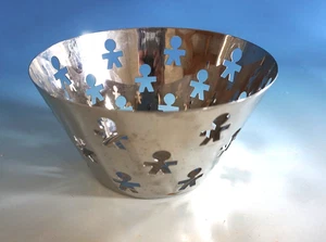 Alessi Korbschale Brotkorb Obstschale King Kong Girotondo Edelstahl (F025-1397) - Bild 1 von 4