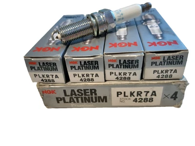 8 x GENUINE NGK PLKR7A LASER PLATINUM SPARK PLUGS MERCEDES SL500 5.5 03/06 04/13 - Image 1 of 4