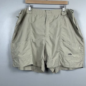 AFTCO Men's Blue Water Nylon Original Cargo Fishing Shorts M01 Size 44; Boating - Picture 1 of 12