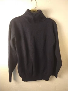 Alpaca Warehouse Turtleneck Sweater In Supersoft Yarn Alpaca Women's Medium Blue - Picture 1 of 6