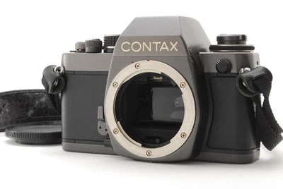 [Almost Unused] Late Model Contax S2b Black 35mm SLR Film Camera Body From JAPAN - Image 1 of 4