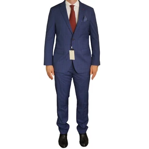 Men Suitsupply Suit Wool Sienna Pure Wool S130 Carlo Barbera EU52 UK/US42 - Picture 1 of 22