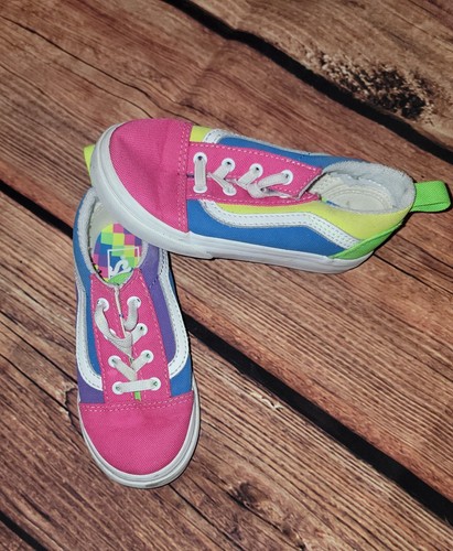 Sneakers slip on bambina Vans Color Block taglia 9