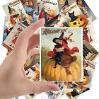 Cartes postales papier rétro de style Halloween personnages animaux animaux 24 assorties