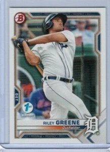 2021 Bowman 1st Edition Riley Greene Prospect Base (BFE-4) - Picture 1 of 1