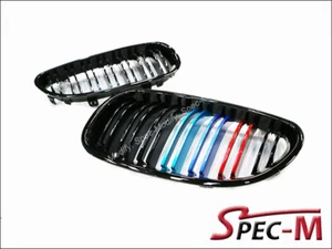 Parrilla delantera triple M5 negro brillante BMW /// 04-10 E60 E61 528i 535i 550i - Imagen 1 de 2