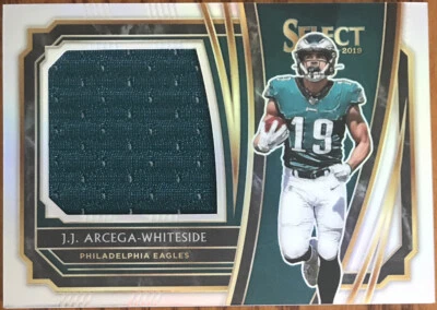 2019 Select Jumbo Rookie Swatches Prizm J.J. Arcega-Whiteside #16 #’d 85/99 - Image 1 of 2