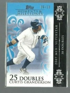 2008 Topps Moments and Milestones Blue #41-25 Curtis Granderson 05/10 (ref 65349 - Picture 1 of 1