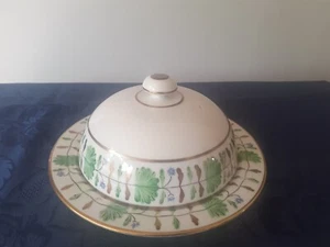 Hammersley "Palmetto" Bone China Lidded Muffin Dish - 1047 - T GOODE - 1st - Picture 1 of 3
