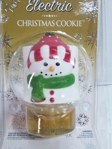 New Yankee Candle Christmas Cookie Snowman Electric Plug In Home Fragrance Unit - Picture 1 of 8