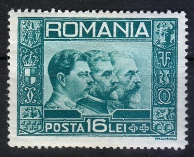 Rumania 1931 MNH Mi 418 Sc 403 Monarcas de Rumania, Reyes ** Foto 1 de 2
