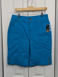 Kim Rogers NWT Women's Size 8 Blue Shorts - Picture 1 of 5