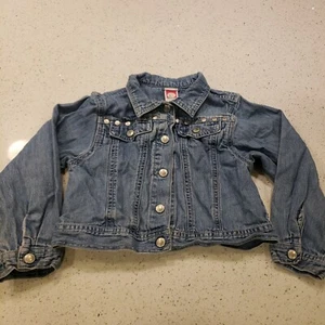 Gymboree Girls Denim Jacket Sz 5 Light wash snap front  - Picture 1 of 6