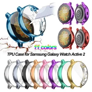 TPU Watch Case Screen Protector For Samsung Galaxy Watch Active 2 Electroplate - Zdjęcie 1 z 23