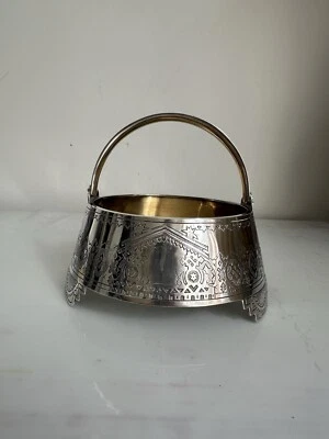Antique sugar bowl.  Russia 1879.  Sterling silver 84. stamp of the master И Е. - Image 1 of 4