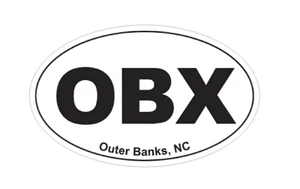 OBX Outer Banks NORTH CAROLINA VINYL CAR TRUCK WINDOW STICKER DECAL GRAPHIC - Picture 1 of 1