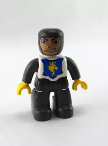 Lego Duplo Knight Figure Minifigure Man Gray - Picture 1 of 3