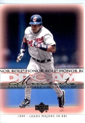 2002 Upper Deck Honor Roll - Dream Moments #89 Manny Ramirez - Image 1 of 2