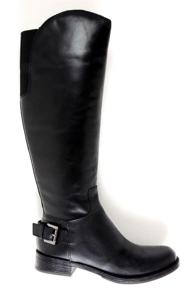 GUESS Shoes Lurie Leather Riding BOOTS Black Size 5.5 189