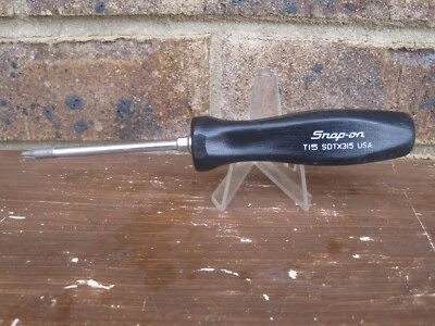 SNAP ON SDTX315 T15 BLACK STANDARD HANDLE TORX DRIVER SCREWDRIVER - Изображение 1 из 3