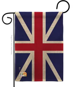 British Union Burlap - Bandiera decorativa da giardino impressioni G142719-DB - Foto 1 di 3