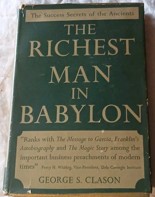 The Richest Man In Babylon George S. Clason 1968 Vintage Hardcover Finance - Image 1 of 4