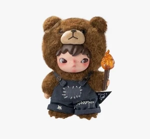 Authentic Pop Mart Hirono Living Wild Fight For Joy Plush Doll SEALED BOX - Picture 1 of 1