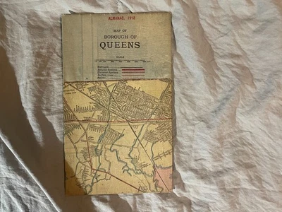 Queens New York City 1912 Original Map NY STATE USA Brooklyn Eagle Newspaper - Image 1 of 3