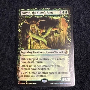 Saryth, the Viper's Fang (Showcase) Innistrad: Midnight Hunt Foil Near Mint - Picture 1 of 3