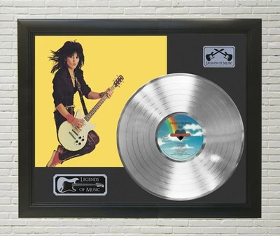 Joan Jett Framed Black wood Legends Of Music Platinum LP Record Display 2 - Image 1 of 4