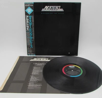 Alcatrazz Disturbing The Peace W/Obi Japan Vinyl LP ECS91114 S1664 - Image 1 of 4