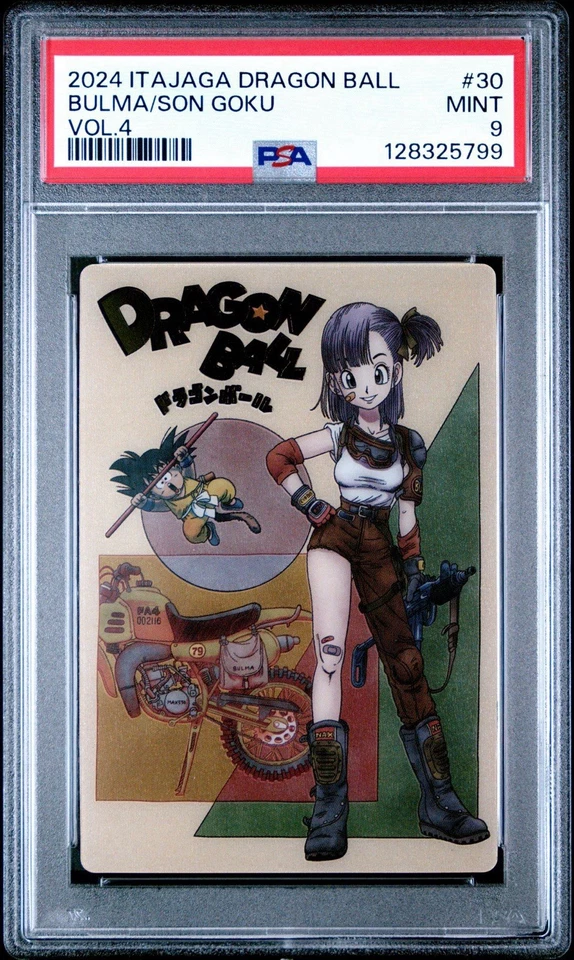 ITAJAGA DRAGON BALL VOL.4 #30 2024 BULMA/SON GOKU PSA 9 Foto 1 de 1
