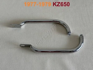 1977-1979 Kawasaki Z650 KZ650B B1 KZ650 Rear Grab Bar Grip Handle Holder. a Pair - Picture 1 of 7