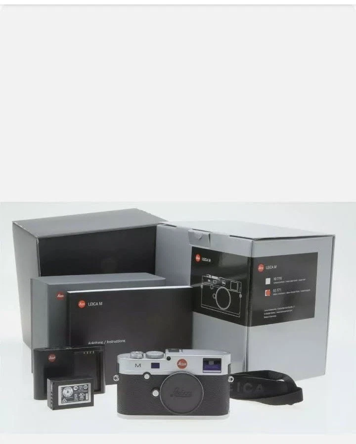 Teleobjetivos y visor Leica M Tipo 240 plateados con 50 Summicron y 135 mm  Foto 1 de 4