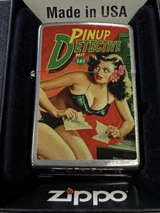 ZIPPO 2013 PETER DRIBEN PINUP DETECTIVE GIRL LTD ED ACCENDINO NON ACCESO IN SCATOLA D683 - Foto 1 di 7