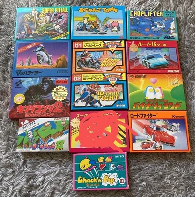 Famicom Juego Lote 12 Nuevos Títulos Precintados Set Nintendo NES Versión Japón Sin Abrir Foto 1 de 4