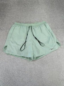 Nike Shorts Girls XL Light Green Lightweight Gym 2 In 1 - Picture 1 of 9