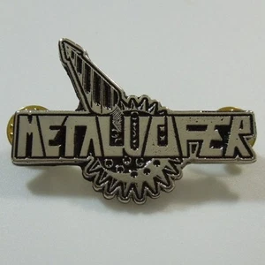 METALUCIFER Band Logo PIN BADGE Official Heavy Metal Drill Hunter R.I.P. Records - Picture 1 of 6