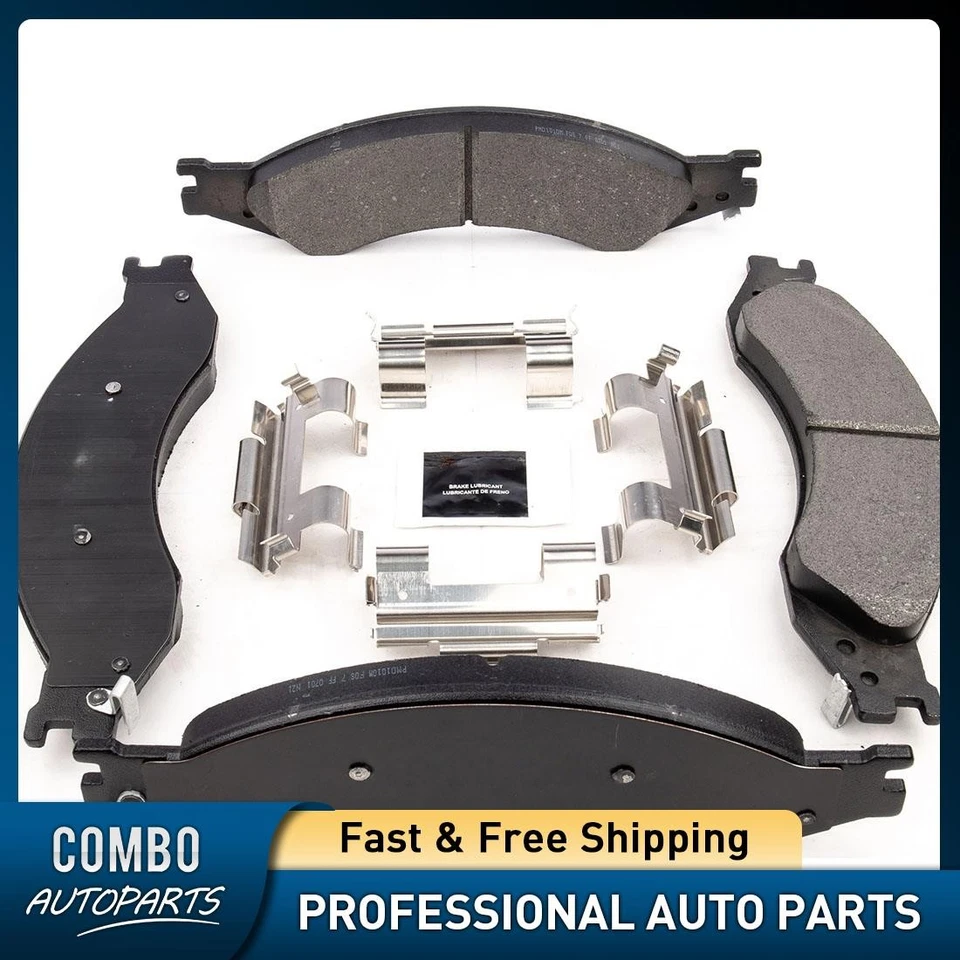 Front Brake Pads w/ Hardware Kit fits 2003-2009 Chevrolet C4500 Kodiak - Image 1 of 1