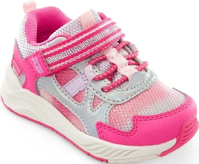 Zapatillas deportivas Stride Rite para niñas pequeñas talla 8 cómodas ligeras Foto 1 de 4
