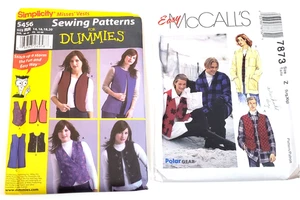2 Vintage - McCalls 7873 Unisex Jacke Weste L | Simplicity 5456 Damen Westen 14-20 - Bild 1 von 10