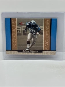 Julius Peppers (RC) 2002 Fleer Rookie Sensations #/1250 Panthers HOF - Picture 1 of 3