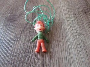 COLLECTIBLE PLASTIC ELF CHILD'S NECKLACE 2 INCH TALL - Picture 1 of 2