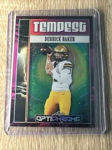 Derrick Baker Leaf Optichrome Pink Tempest Refractor - Bild 1 von 2
