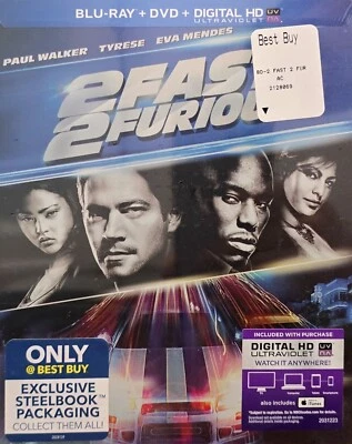 BRAND NEW & FACTORY SEALED BestBuy Exclusive 2 Fast 2 Furious (RARE/STEELBOOKS)! Foto 1 de 4